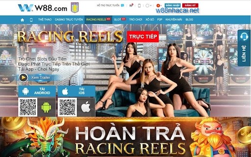 Tìm hiểu chương trình hoàn tiền cược thua Slots W88