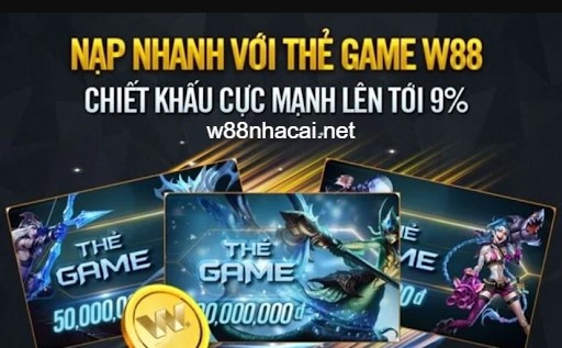 Thẻ game W88 có thể thay thế thẻ cào điện thoại không?