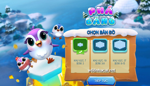 Các loại bản đồ trong game Phá Băng tại W88 