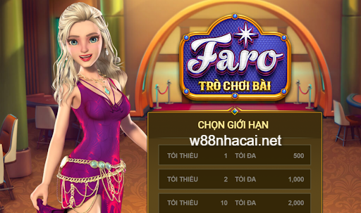 Giới thiệu cách chơi game bài Faro tại W88