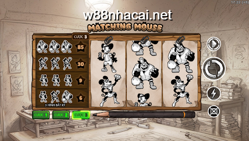 Giao diện chơi game Matching Mouse