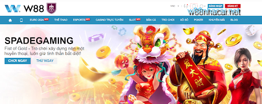 Khám phá các game Slot mà bạn nên thử qua tại Spadegaming W88