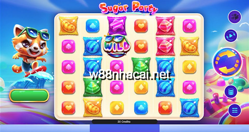 Trải nghiệm game Slot Sugar Party của Spadegaming