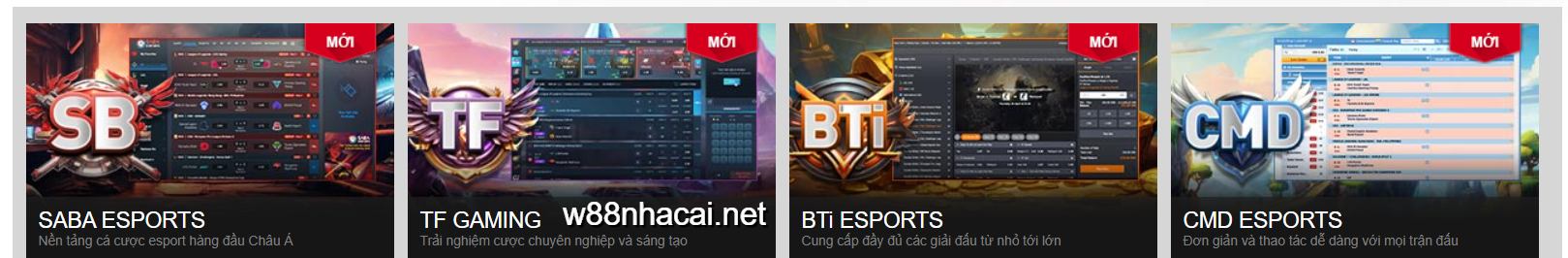 4 sảnh cược Esport lớn