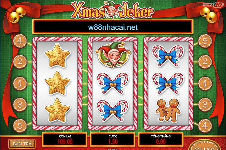 Thông tin chi tiết về game slot Xmas Joker W88 